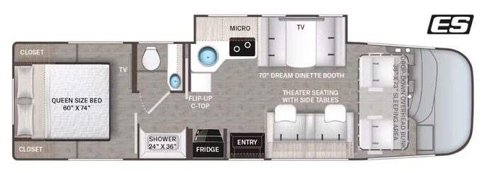 Freedom Traveler A28 floor plan