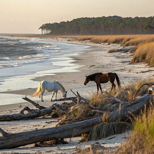 Horses on Cumberland Island