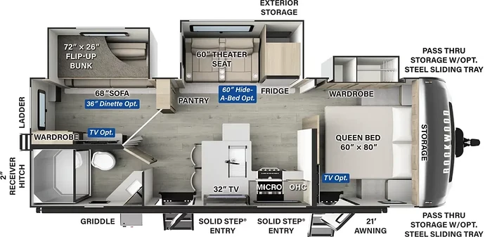 Rockwood floor plan overview