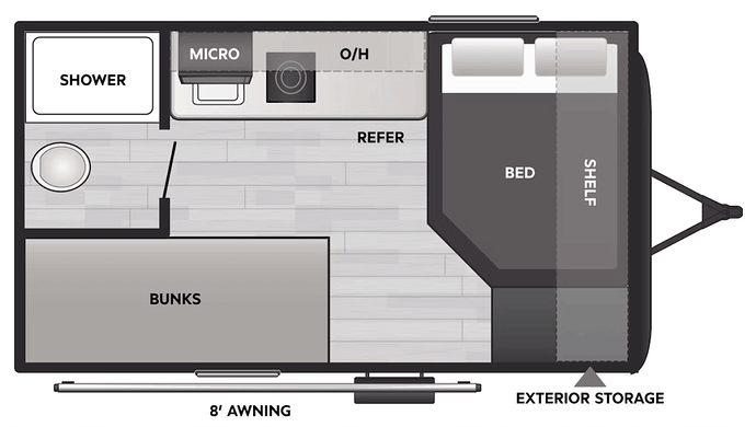 Coleman 13B Floor Plan