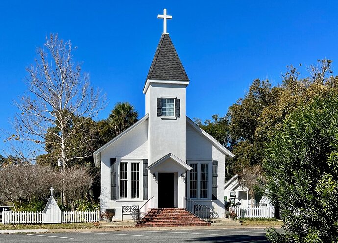 First Presbyterian Church of St. Marys, c. 1808.