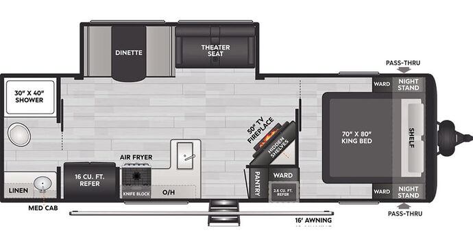KEYSTONE_COLEMAN_LANTERN_25RBS Floor Plan