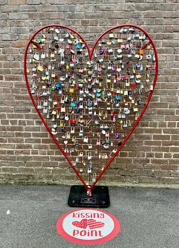 The Love Lock Kissing Point