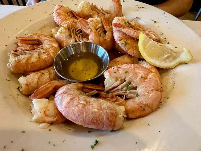 Royal Reds Giant Shrimp, The Half Shell Oyster House, Hattiesburg, Mississippi