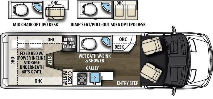 Coachmen Galleria 24A Floor Plan