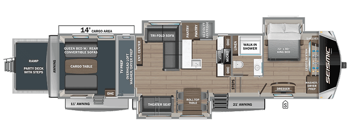 Jayco toy hauler floor plan