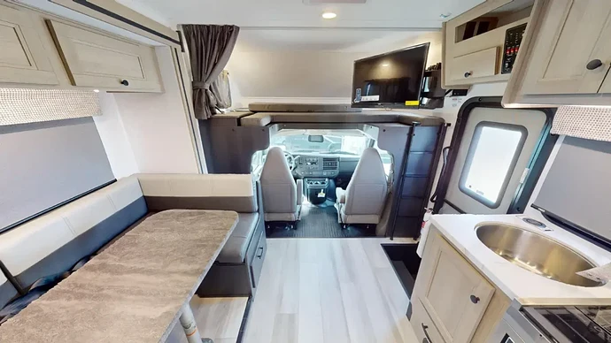 Forester Class C interior with cockpit