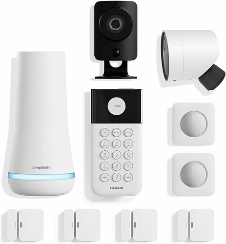 The SimpliSafe 10 Piece Wireless Security System features instant alerts.