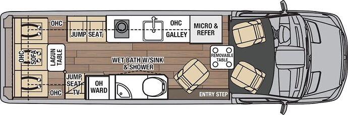 Coachmen Galleria 24T Floor Plan