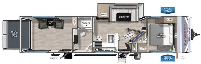 FOREST_RIVER_CAMPSITE_RESERVE_28SW Floor Plan