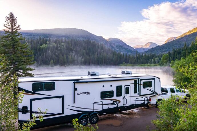 Large Sabre fifth wheel
