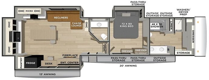 FOREST_RIVER_MESQUITE_3850HBRK Floor Plan