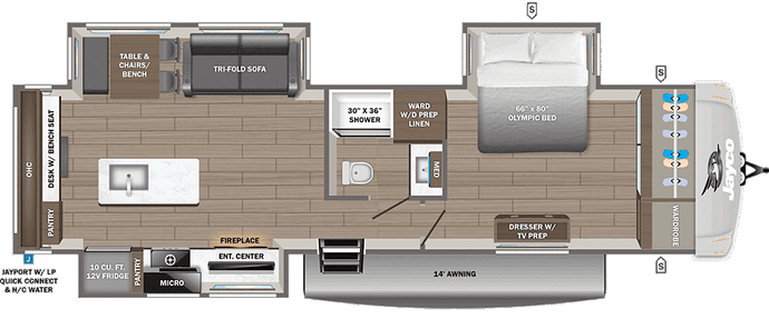Eagle 320MKTS Floor Plan