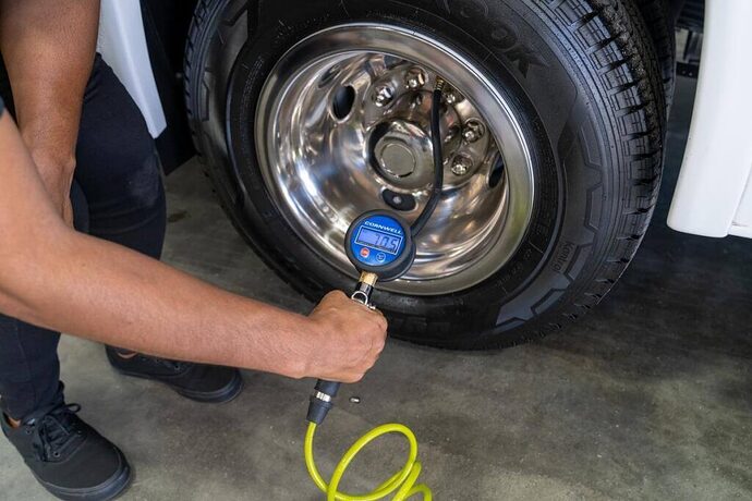 Tire Check for RV spring cleaning