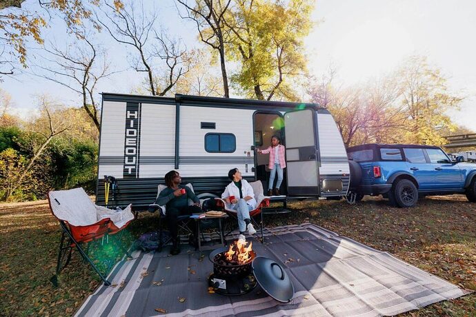 Travel Trailer at the Campsite