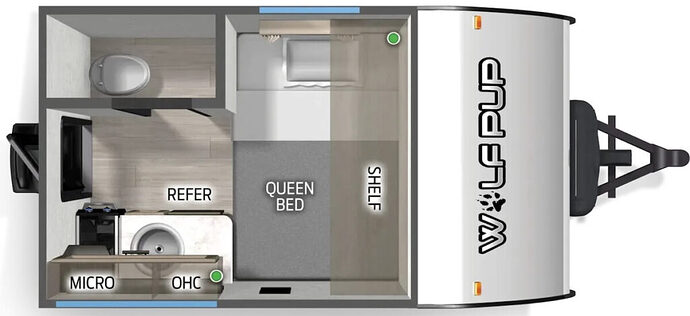 FOREST_RIVER_WOLF_PUP_9CELP Floor Plan