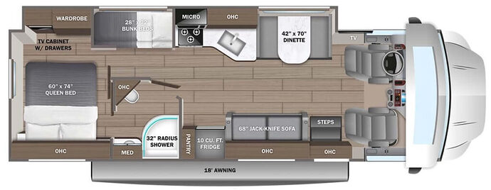 JAYCO_GREYHAWK_XL_DESERT_EDITION_33F Floor Plan