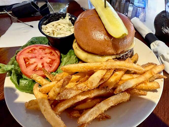 The Beast Burger, at the Crockett Tavern