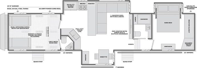 Raptor 443 floorplan
