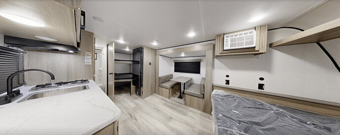 Keystone Coleman 19B wide interior living image