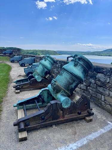 cannons at Fort Ticonderoga