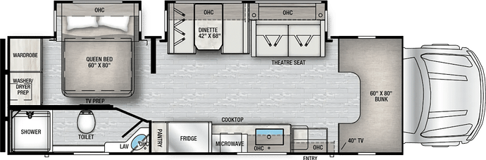 Bravado 33DS floorplan