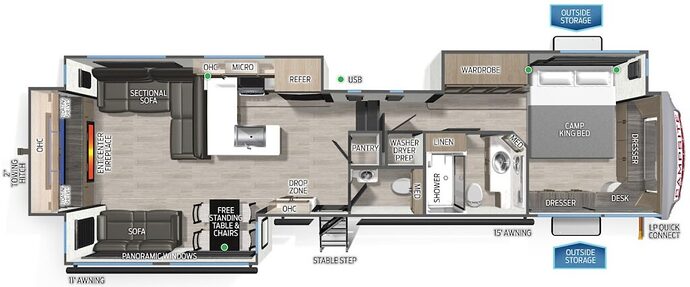 FOREST_RIVER_CAMPSITE_ELITE Floor Plan 