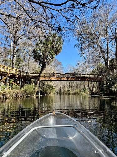 kayaking at silver spring state park