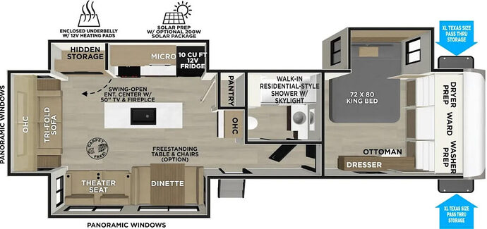 2026-Wildwood-Heritage Glen Travel Trailers-308RL-Heritage Glen Travel Trailers-Web-Floorplan-Large316196