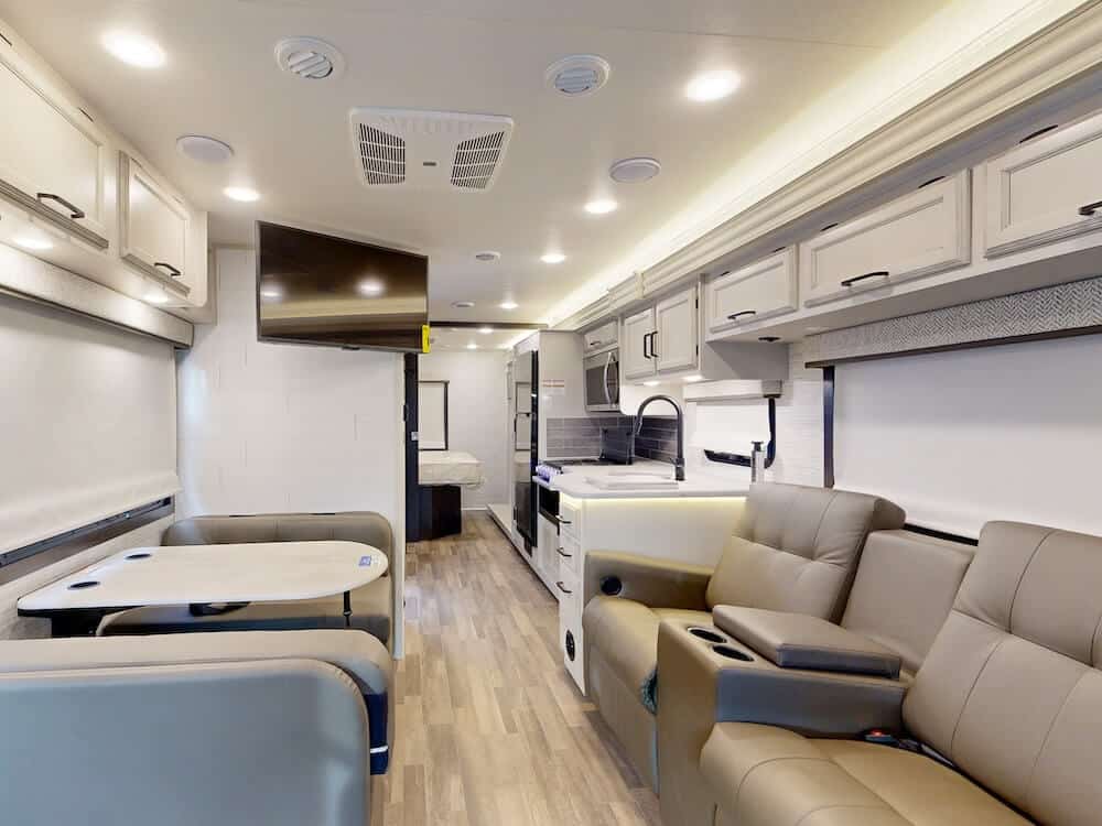 Jayco Alante living room and entertainment