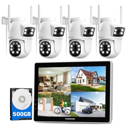 CAMCAMP Wireless Security Camera System with 10.1