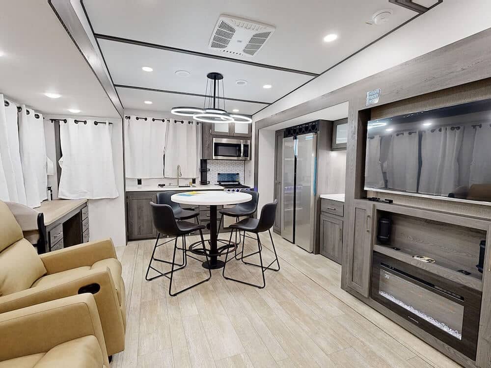 Forest-River-Impression-360MYR-kitchen-5th-wheel-with-washer-dryer-01-2025 Photo by Camping World