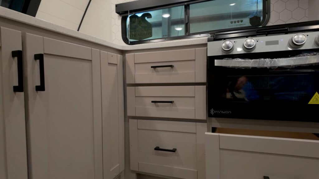 Evaluating RV construction methods for cabinets and drawers